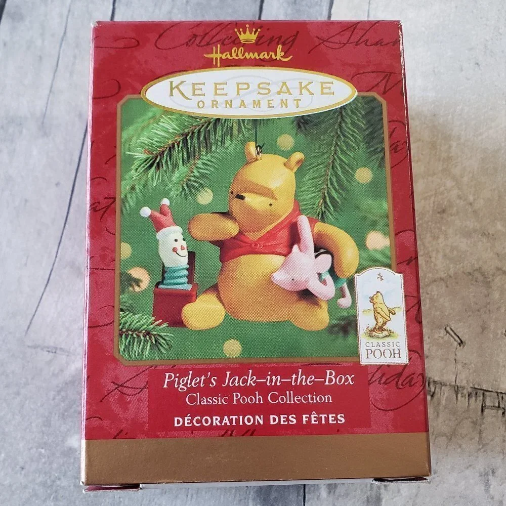 NWT - 2000 Piglets Jack in the Box Hallmark Keepsake Ornament